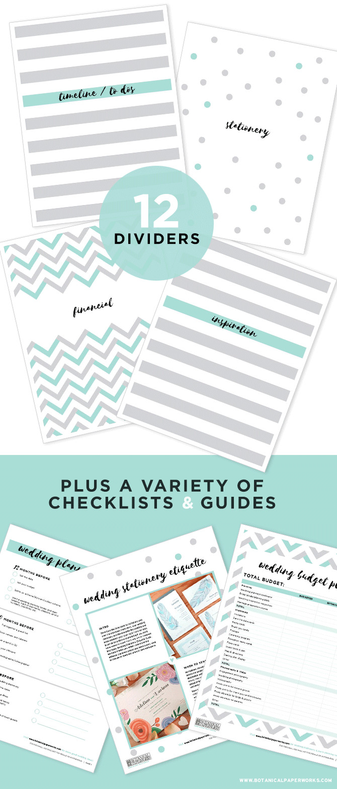 Free Printable Wedding Organizer Binder
 free printables Wedding Planning Binder Download With