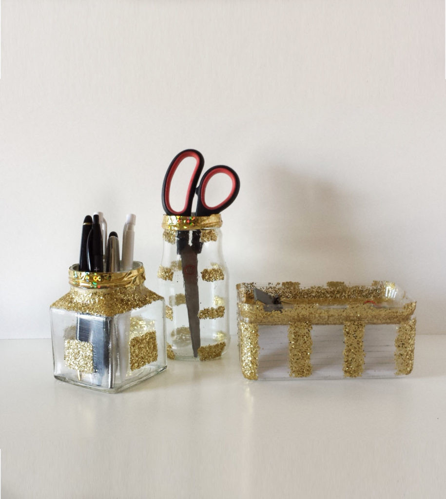 Gold Desk Organizer
 Desk Organizer Diy Using What You Already Have In The House