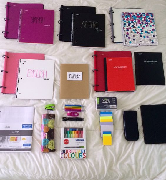 High School Binder Organization
 My life Notebooks and School supplies on Pinterest