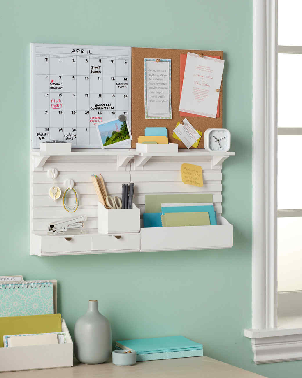 Home Office Wall Organizer
 Martha Stewart Home fice with Avery Exclusively at