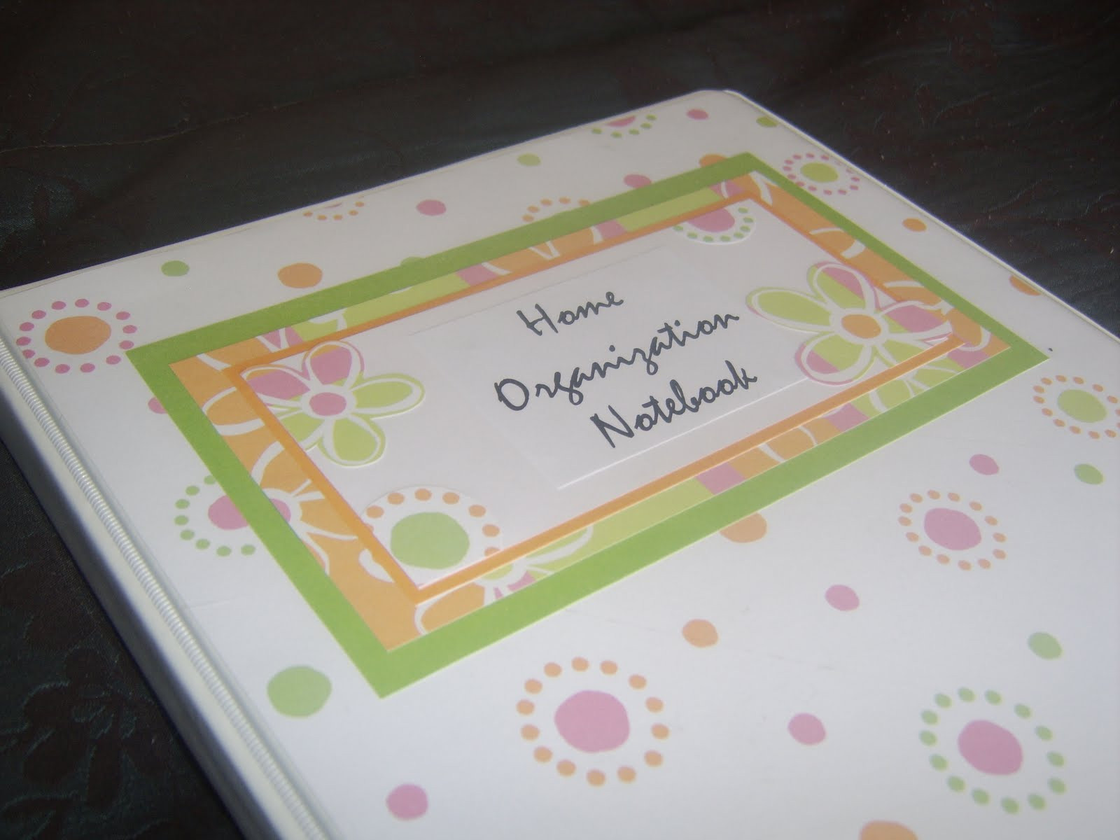 Home Organization Binder
 Home Organization Notebook
