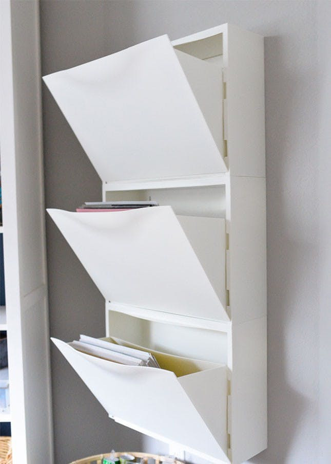 Ikea Paper Organizer
 17 IKEA Hacks That’ll Answer All Your Craft Storage Woes