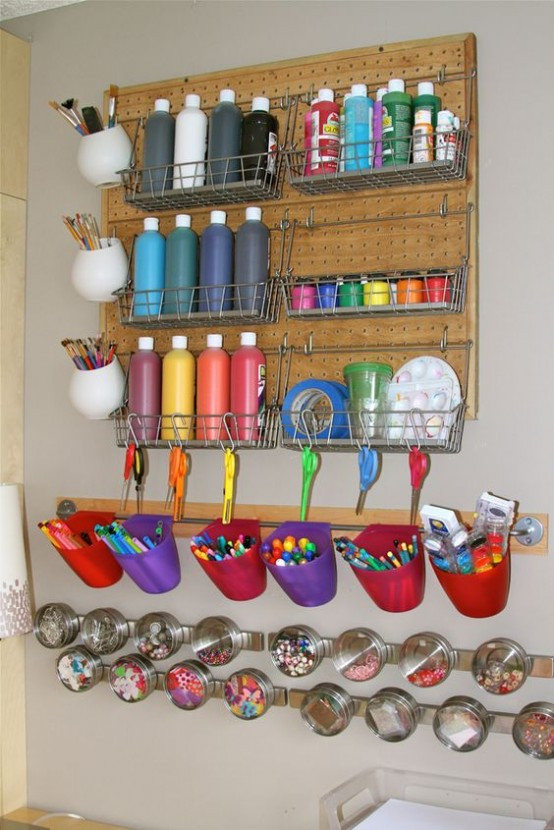 Kids Craft Organizer
 40 Ideas To Organize Your Craft Room In The Best Way