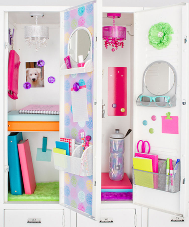 Locker Organization Target
 12 Ways to Have the Coolest Locker in the Hallway