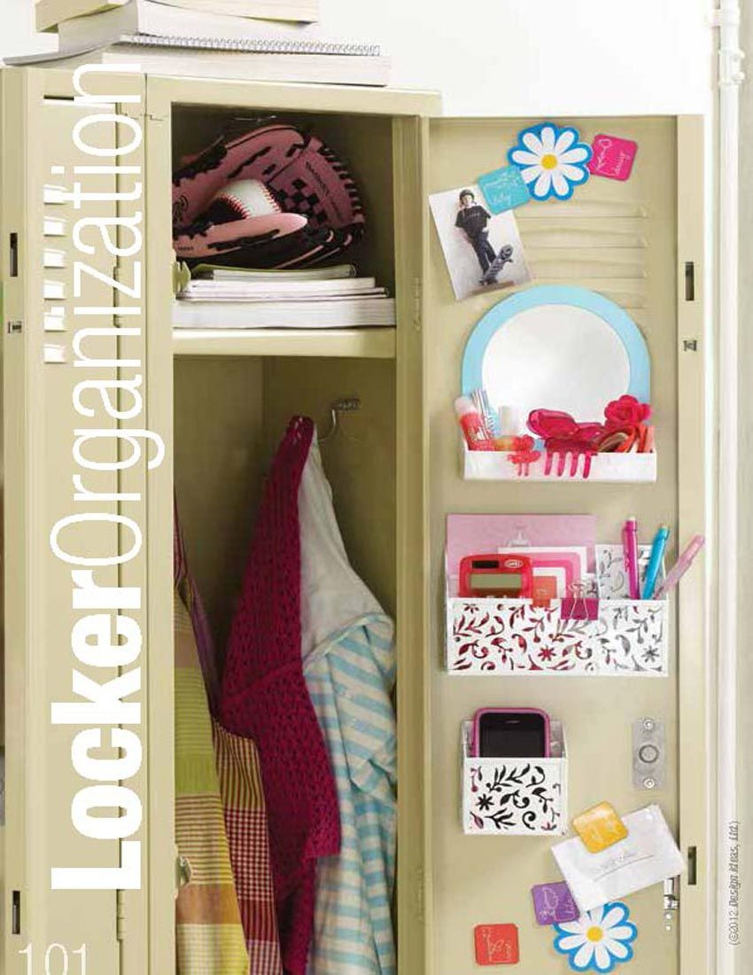 Locker Organizer Tips
 Keep your locker neat and tidy at all times Organization