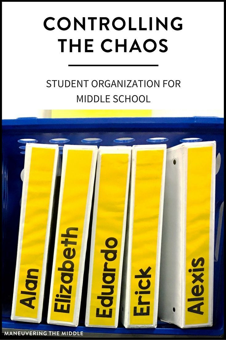 Middle School Organization
 best images about New Teachers on Pinterest