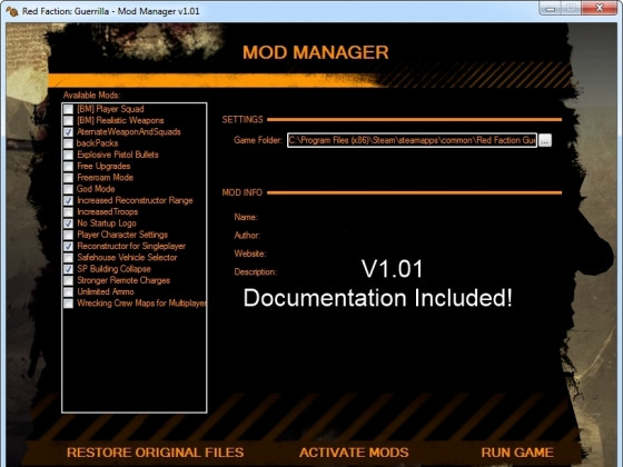 Mod Organizer Data Folder
 Faction Files File Mod Manager v1 01 With Documentation