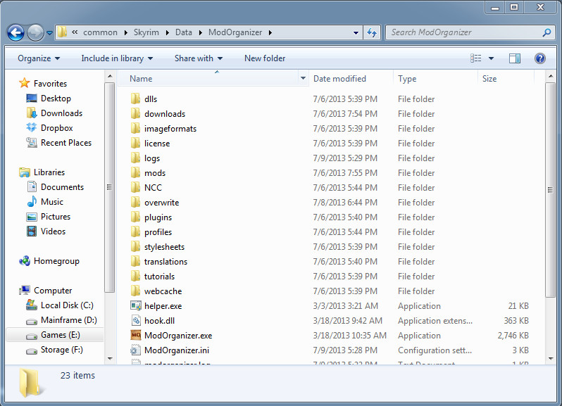 Mod Organizer Data Folder
 Problem with Skyrim Mod Organizer and BOSS Page 2 Mod