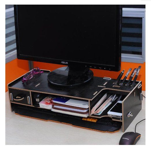Monitor Stand Desk Organizer
 1000 ideas about Monitor Stand on Pinterest