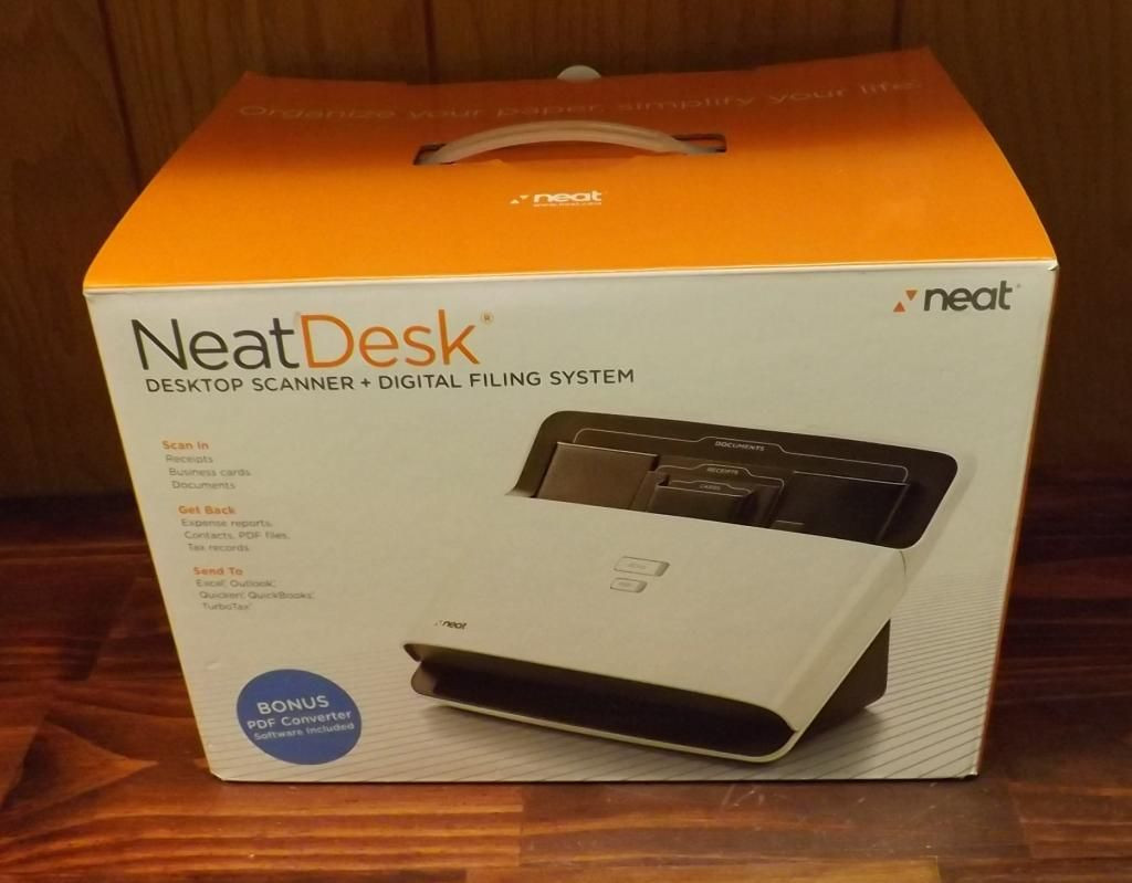 Neat Desk Organizer
 Neat Desk desktop scanner & digital filing System