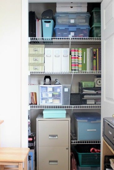 Office Closet Organizer
 1000 ideas about Home fice Closet on Pinterest
