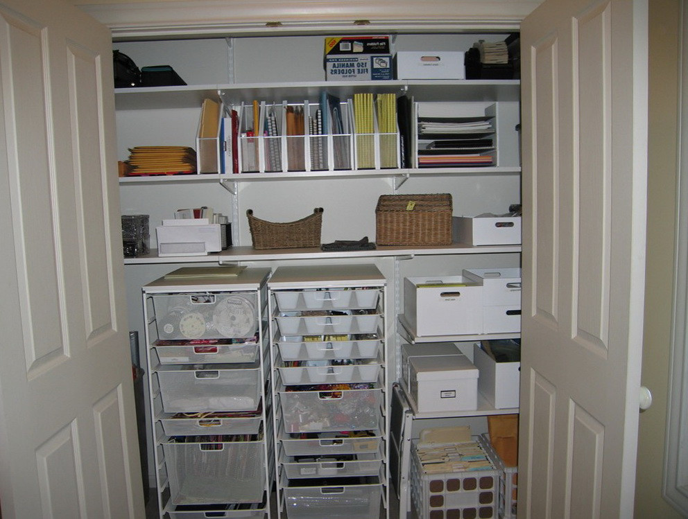 Office Closet Organizer
 Modest Ideas fice Closet Shelving Innovative Storage