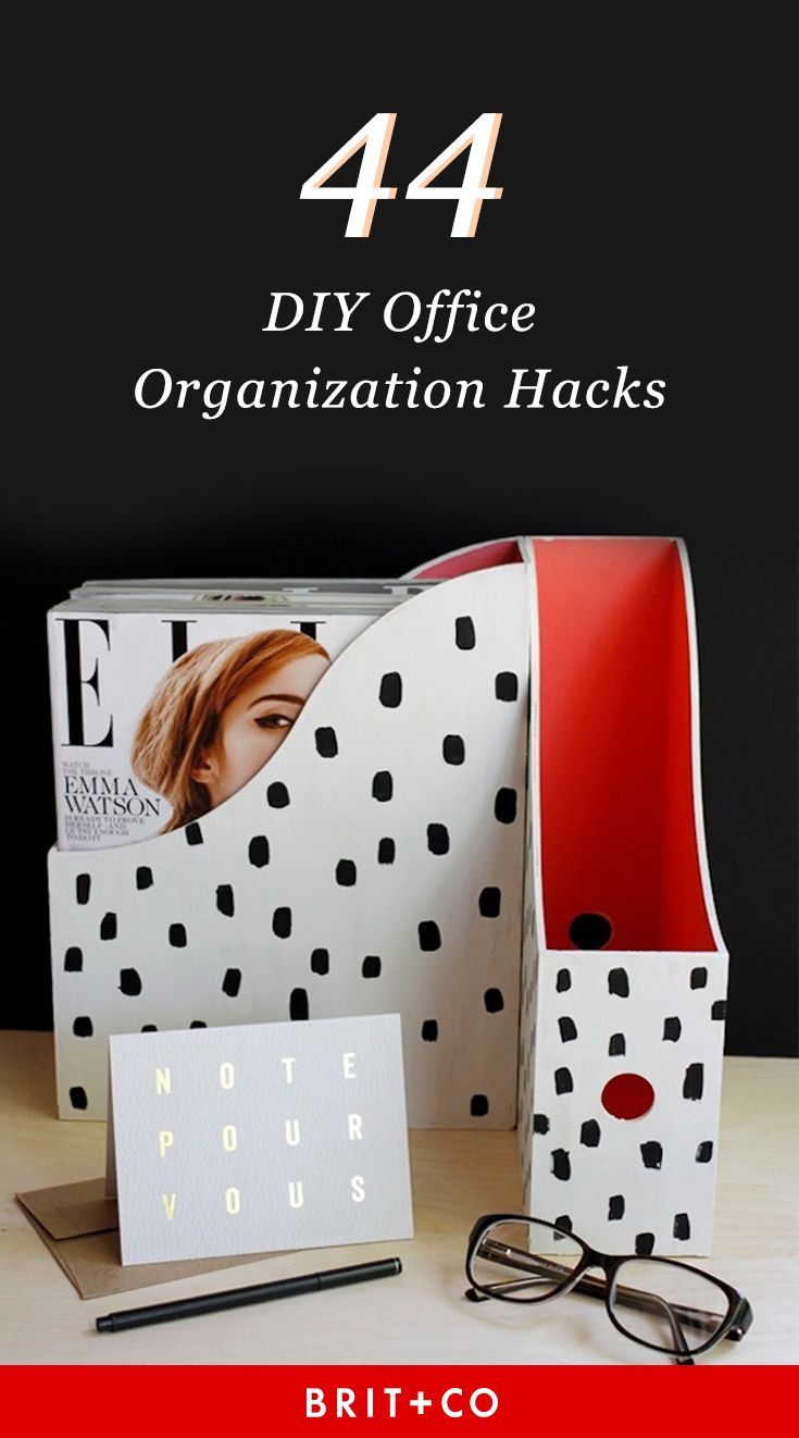 Office Organization Hacks
 780 best images about Stay Organized from Brit Co on