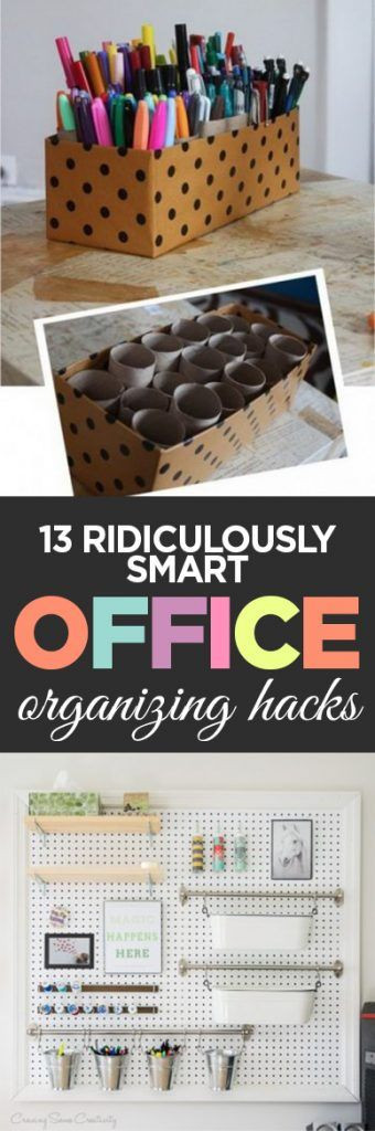 Office Organization Hacks
 25 best ideas about Work office organization on Pinterest