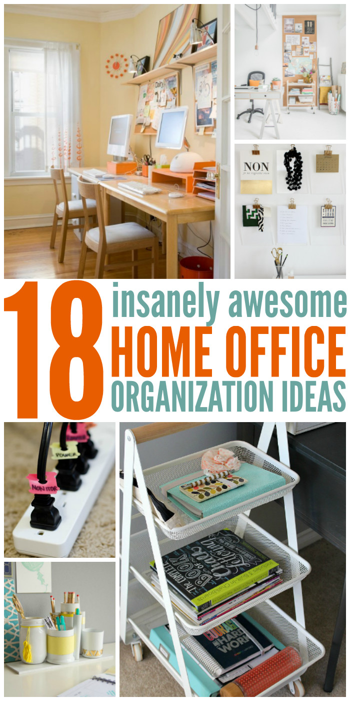 Office Organization Ideas
 18 Insanely Awesome Home fice Organization Ideas