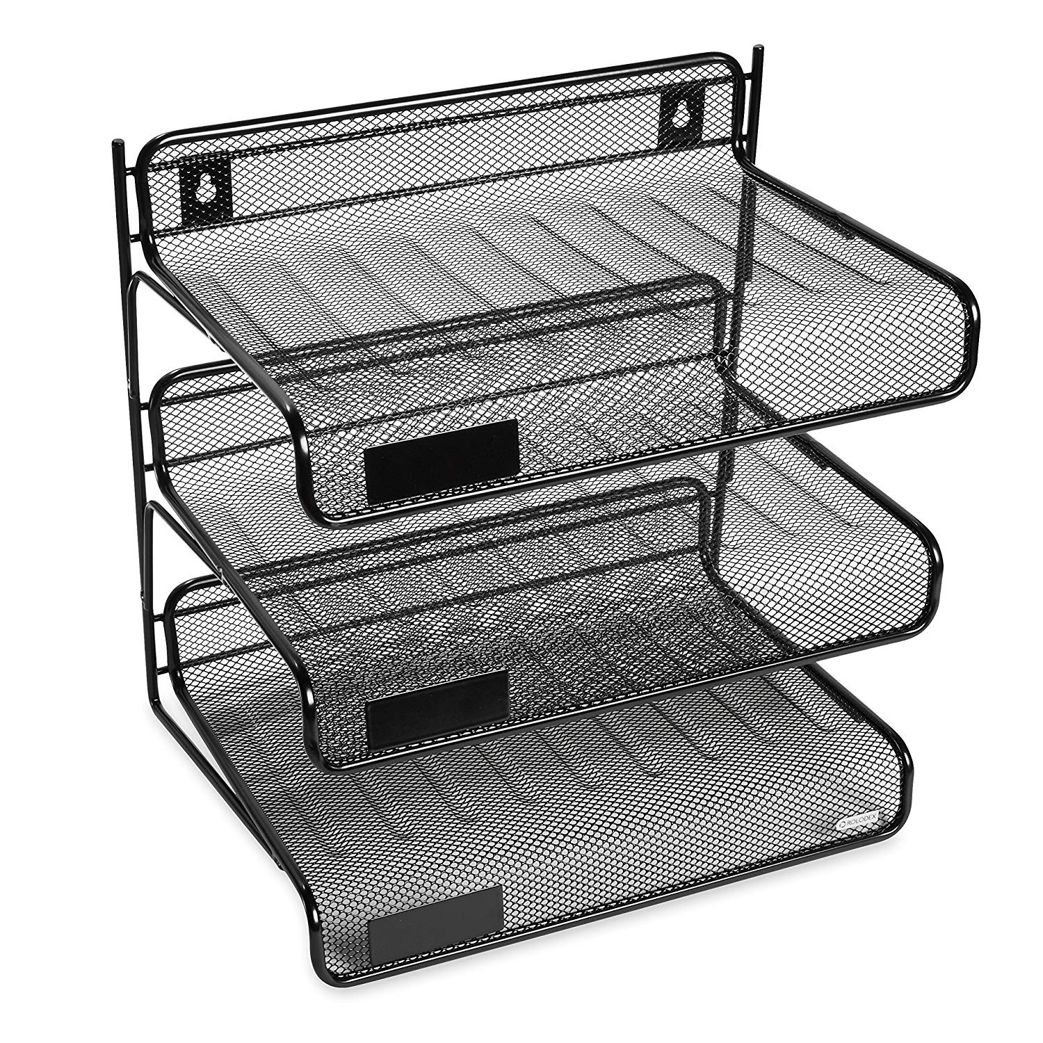 Office Shelf Organizer
 Rolodex Desk Shelf Organizer 3 Tier Plastic Storage Tray