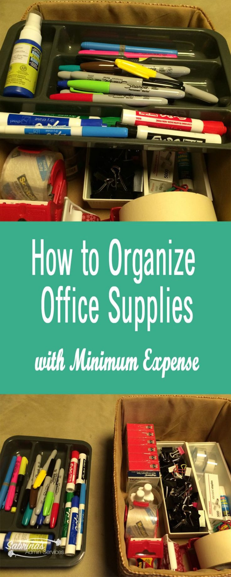 Office Supply Organization Ideas
 Best 25 Organize office supplies ideas on Pinterest