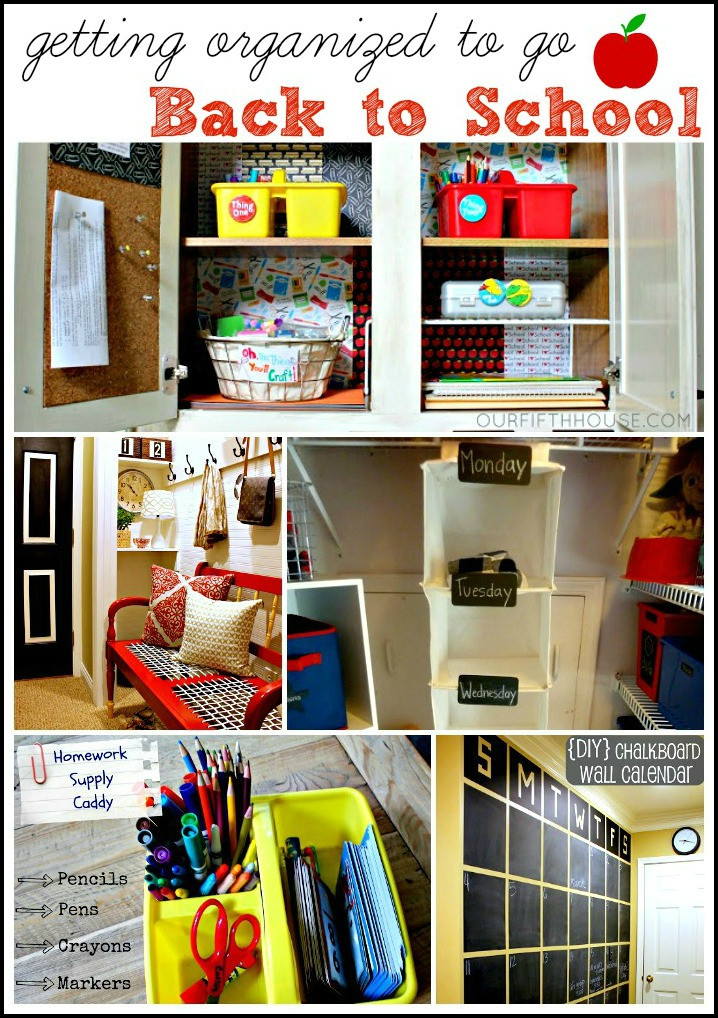 Organization Tips For School
 Our Fifth House 5 Back to School Organization Ideas