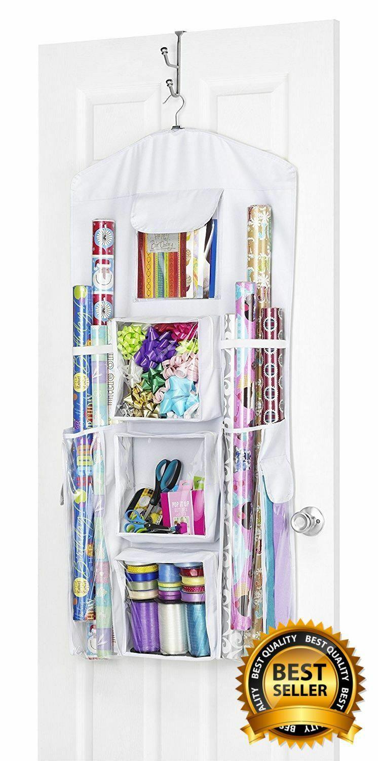 Organizer Paper
 Hanging Gift Wrap Organizer Over Door Wrapping Paper