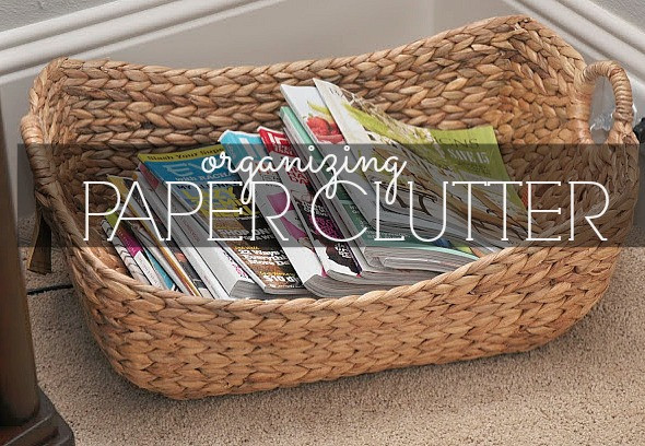 Paper Clutter Organization
 Honey We re Home Spring Cleaning & Organizing Paper Clutter