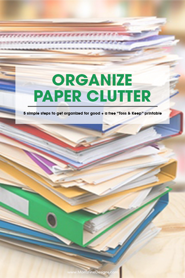 Paper Clutter Organization
 Organize Paper Clutter in 5 Simple Steps