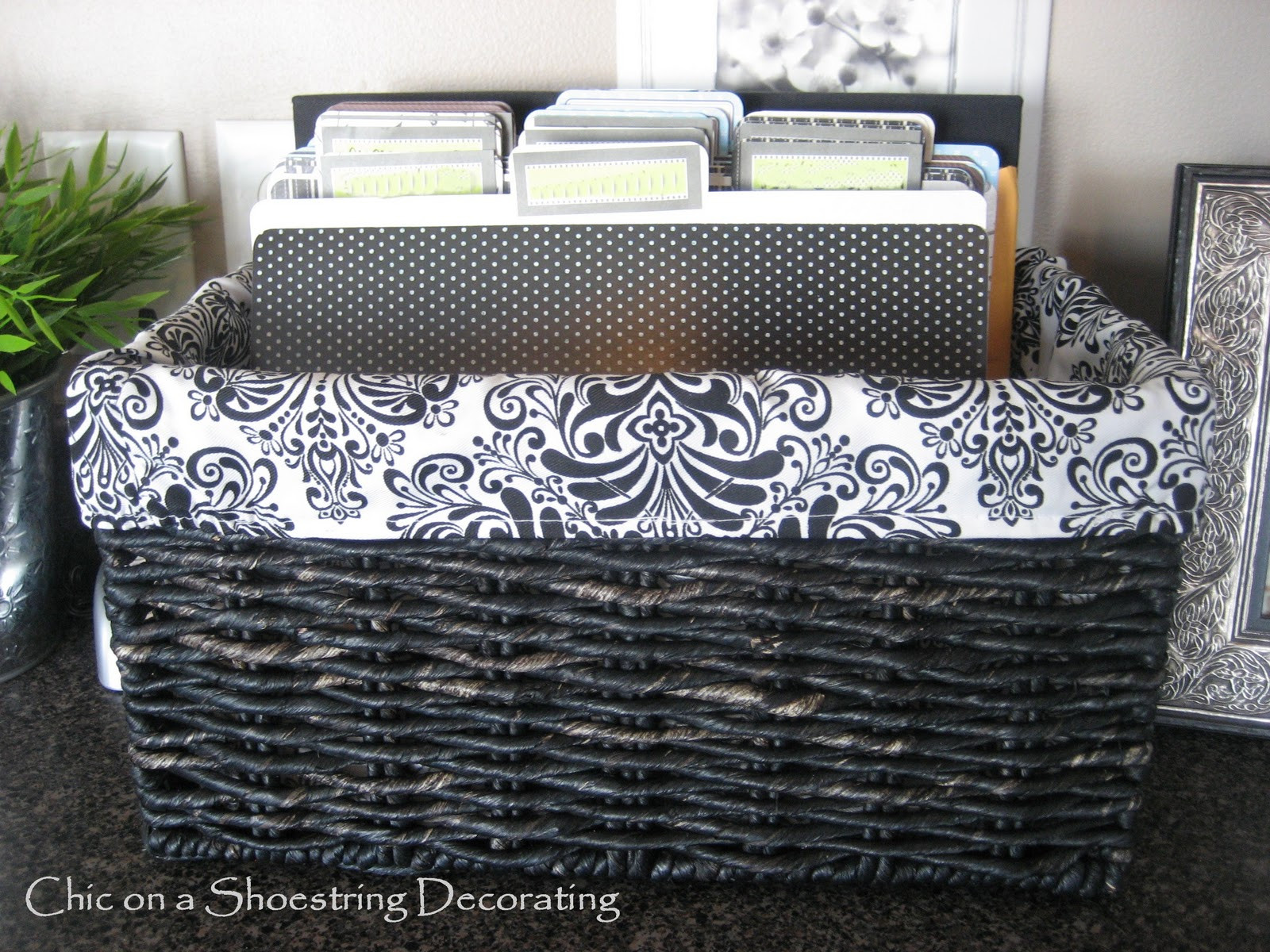 Paper Clutter Organization
 Chic on a Shoestring Decorating How to Organize Paper Clutter