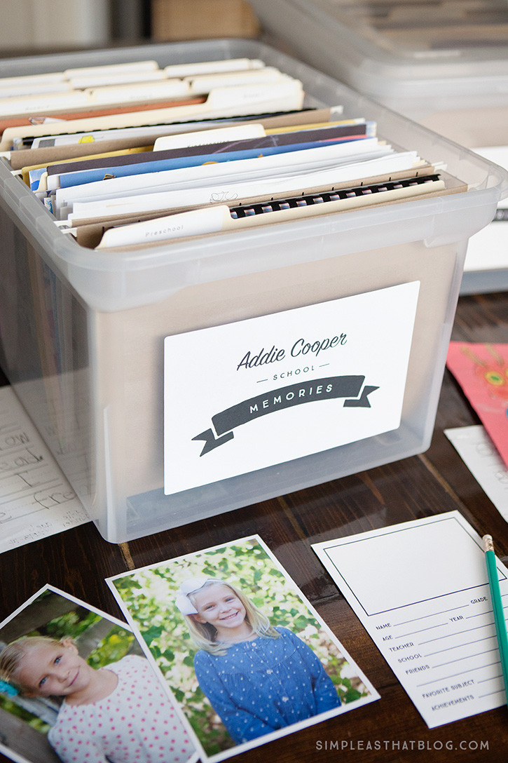 Paper Organization
 Tips for Organizing Kids School Papers