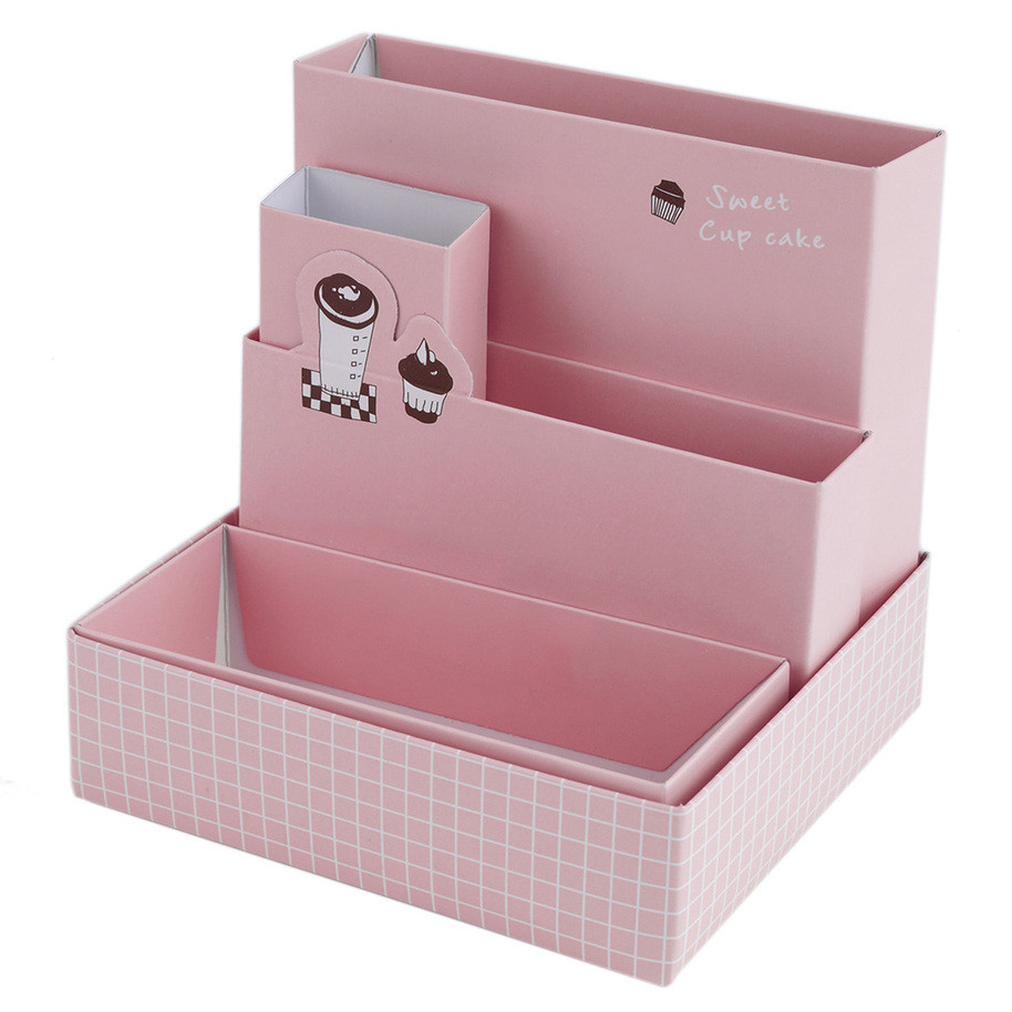 Paper Organizer Box
 DIY Paper Board Storage Box Desk Decor Stationery Cosmetic