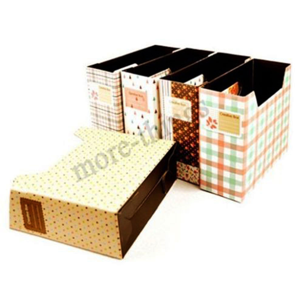 Paper Organizer Box
 DIY Paper Board Storage Box Desk Decor Organizer