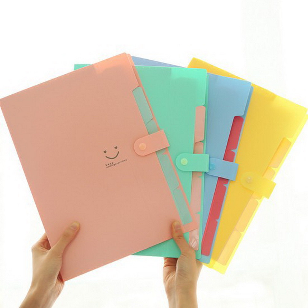 Paper Organizer Folder
 Delicate A4 Plastic Paper Storage File Document Bag Pouch