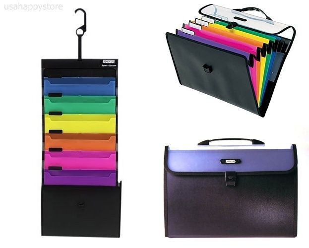 Paper Organizer For Wall
 Document Organizer Wall Hanging Bright Color File Pocket