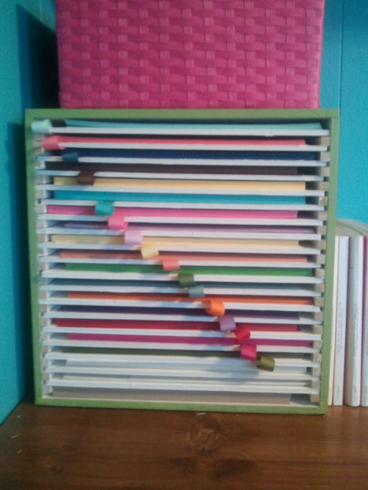Paper Organizer Ideas
 25 best ideas about Scrapbook Paper Storage on Pinterest