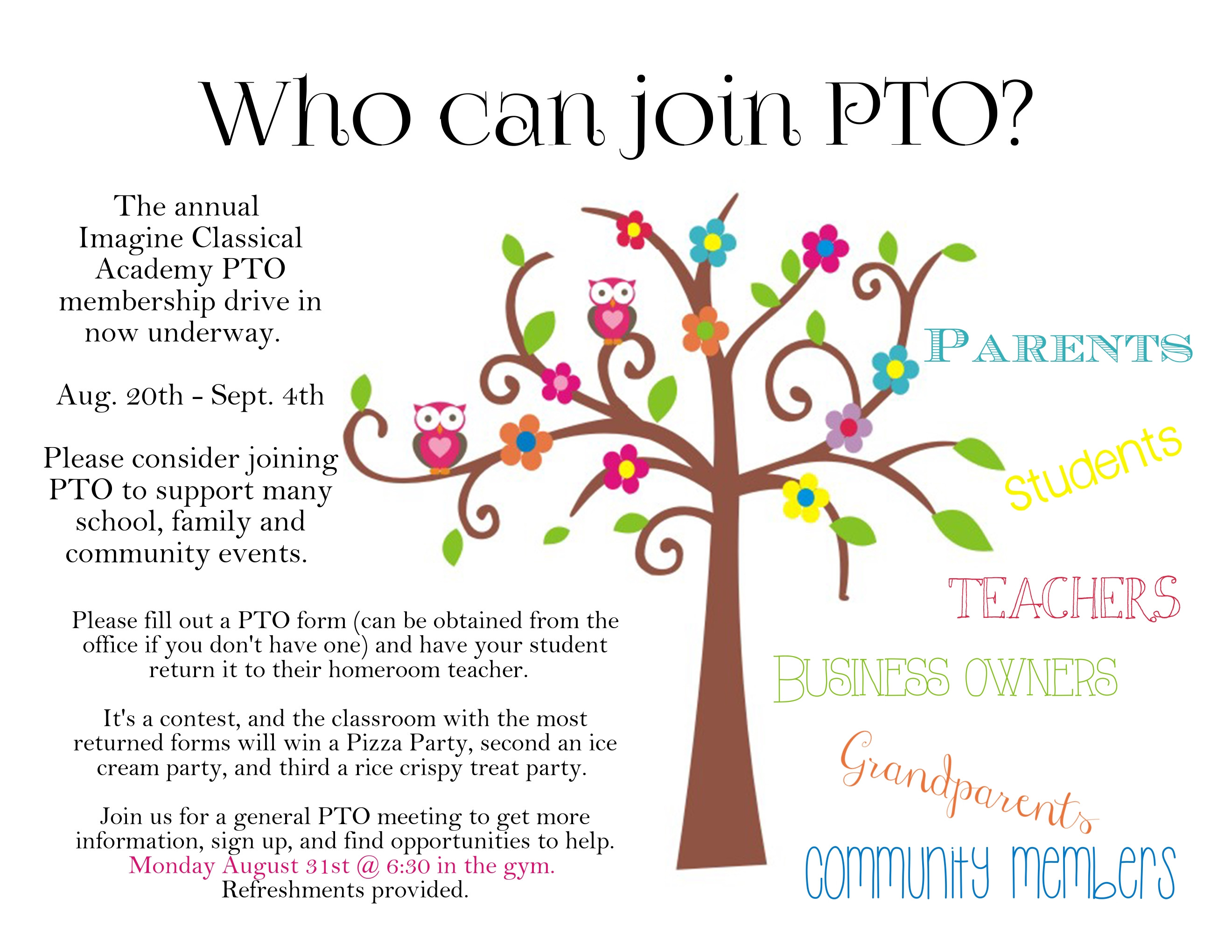 Parent Teacher Organization
 Parent Teacher Organization PTO Parent Teacher Organization