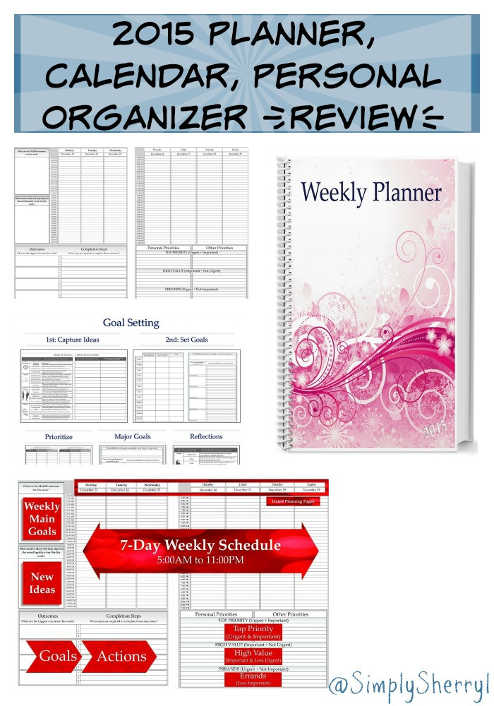 Personal Organizer Planner
 2015 Planner Calendar Personal Organizer