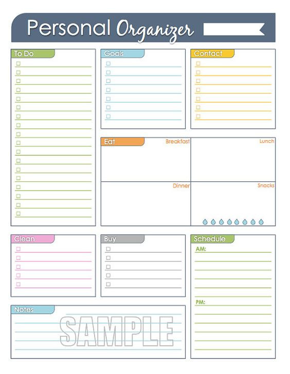 Personal Planner And Organizer
 Pinterest • The world’s catalog of ideas