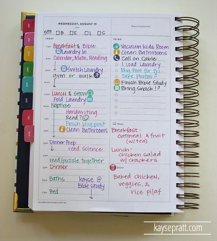 Planner Organization Ideas
 How I Use My Simplified Planner to Control ALL THE CRAZY