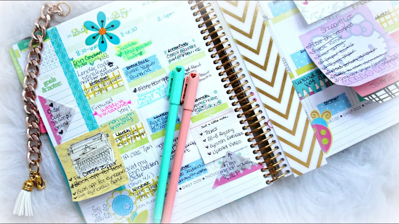 Planner Organization Ideas
 How To Organize and Decorate Your Planner