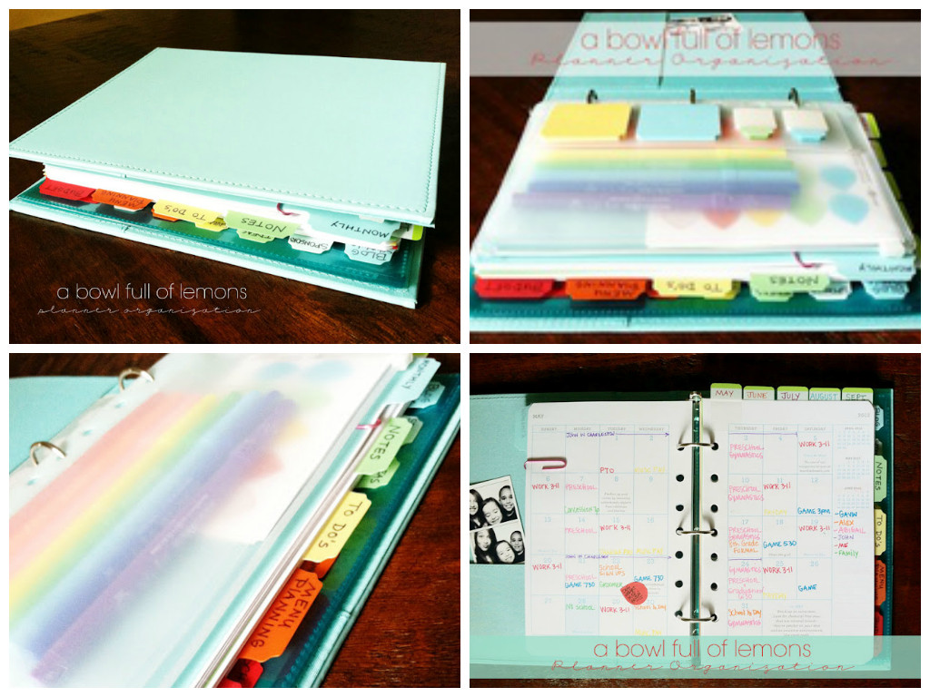 Planner Organizer
 Label Me Organized Fav Five Planners and Organizers