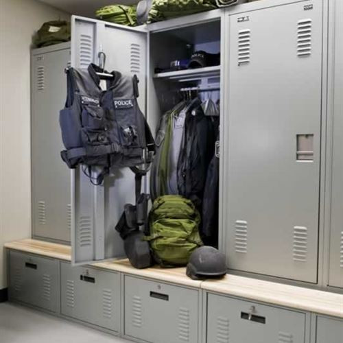 Police Locker Organizer
 Personal Storage Lockers for Police Departments
