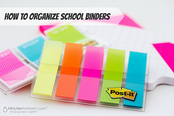 School Binder Organization
 How to Organize School Binders
