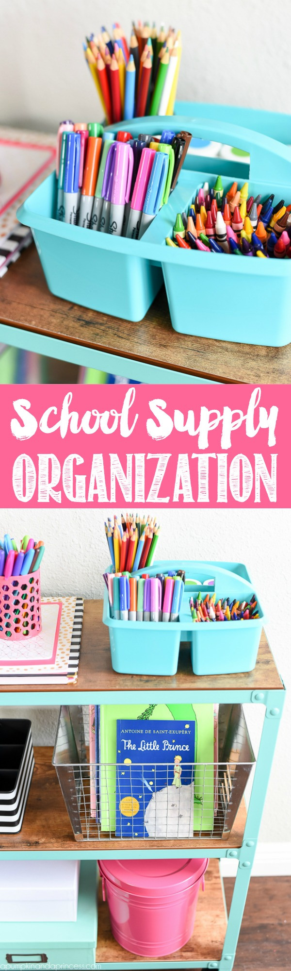 School Organization Ideas
 School Supply Organization A Pumpkin And A Princess