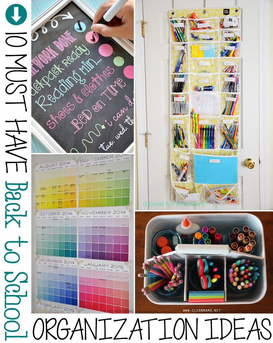 School Organization Ideas
 10 Must Have Back to School Organization Ideas The Scrap