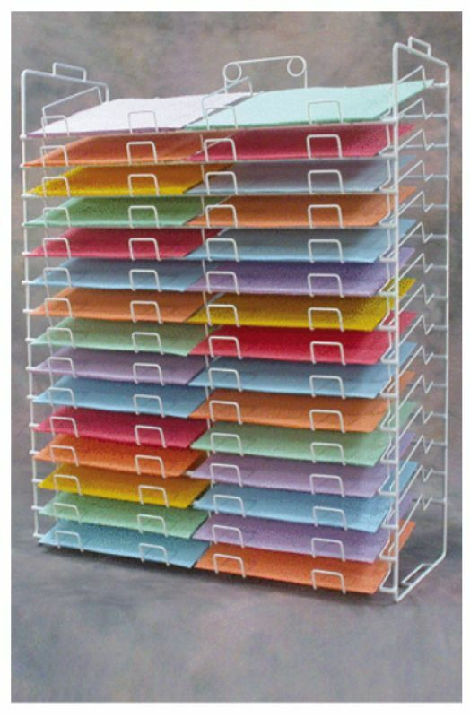 Scrapbook Paper Organizer
 AYS Retail 30 Slot 12" x 12" Scrapbooking Paper Storage