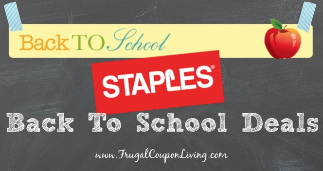 Staples Back To School
 Staples Archives Frugal Coupon Living