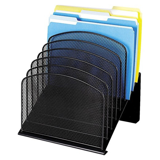 Target Desk Organizer
 Safco Steel Mesh Desk Organizer with Eight Sections