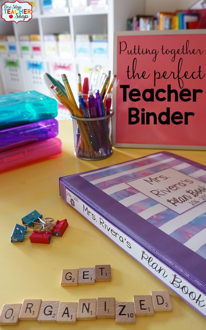 Teacher Binder Organization
 Put To her the Perfect Teacher Binder for Better