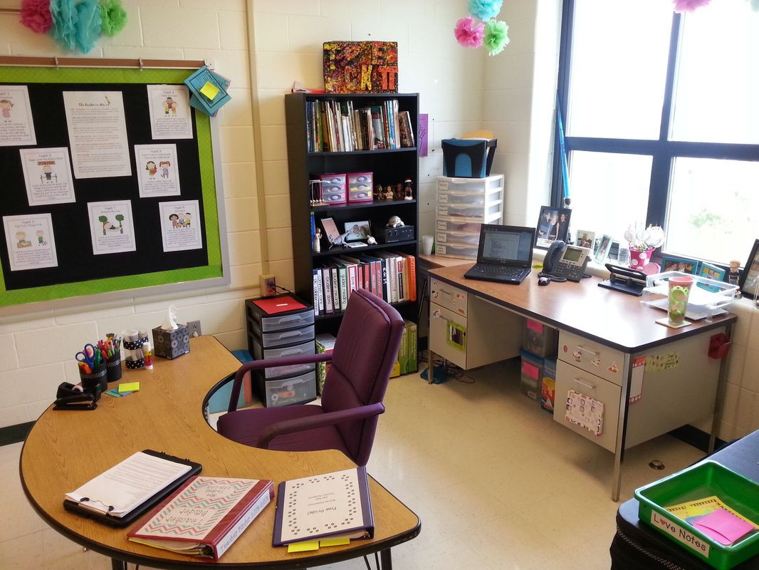 Teacher Desk Organization
 Elementary Endeavors 5th Grade Classroom