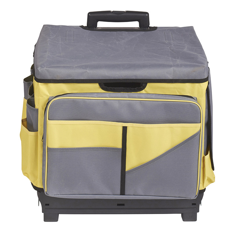 Teacher Rolling Cart Organizer
 Yellow Rolling Cart organizer Bag Storage line