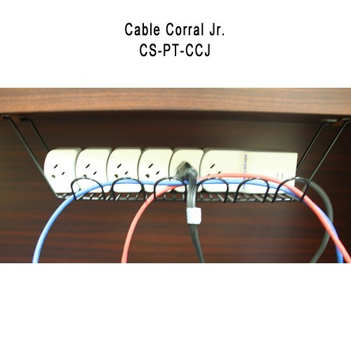 Under Desk Cable Organizer
 Cable Corral Workstation and Desk Cable Management Tray