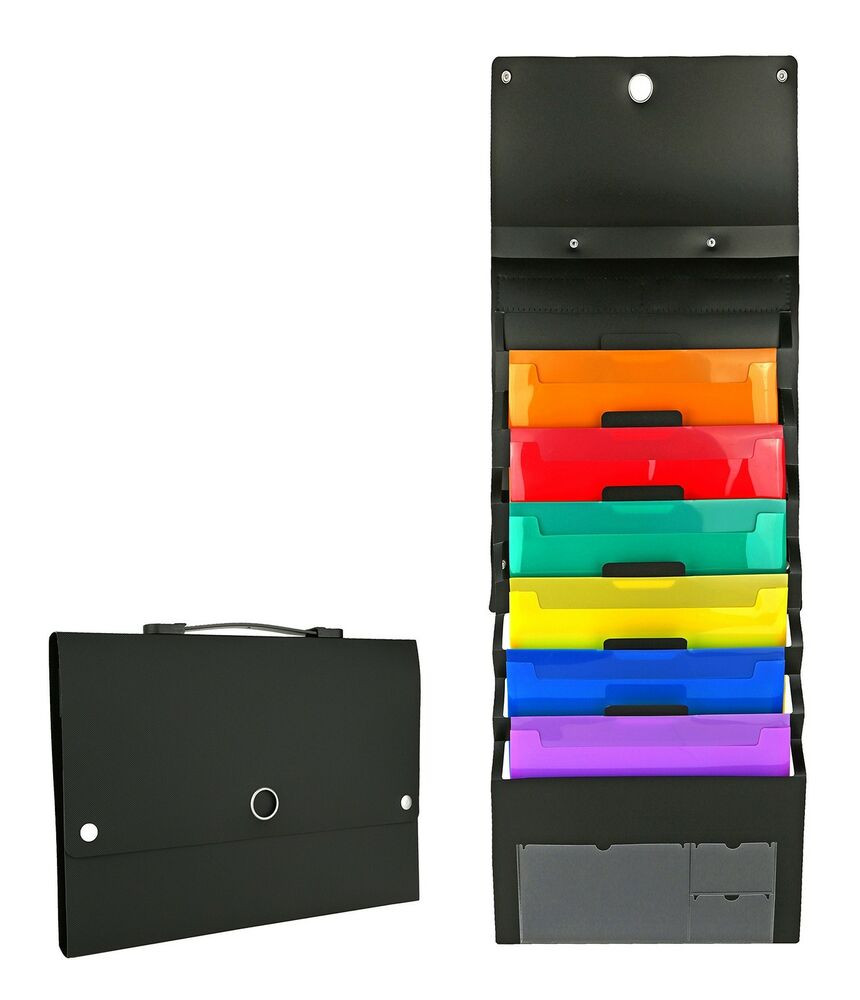 Wall Mounted Paper Organizer
 Cascading File Pocket Wall Mount Organizer Folder Storage